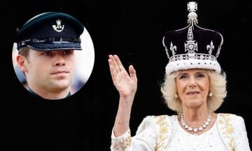 Queen Camilla bids farewell to good looking Equerry Major Ollie Plunket