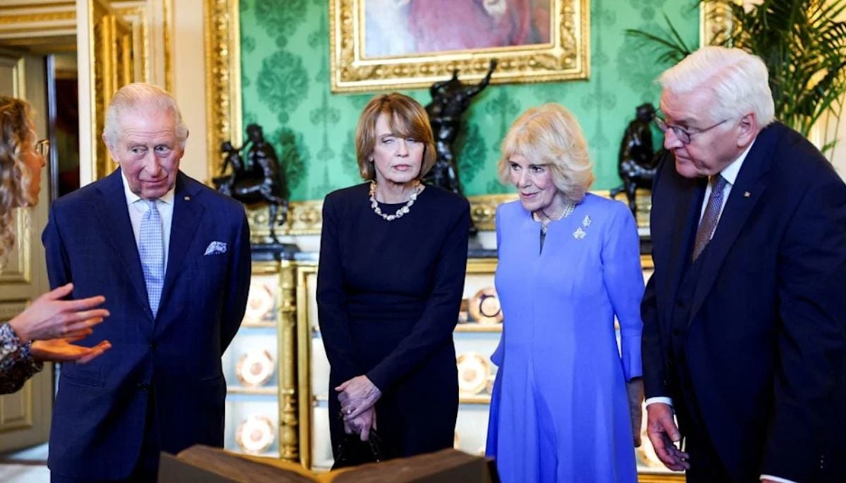 King Charles, Queen Camilla give personal tour into private Castle room to German guests