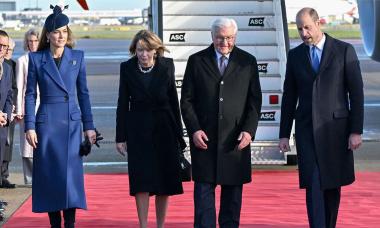 Prince William, Kate Middleton welcome President Frank-Walter Steinmeier 
