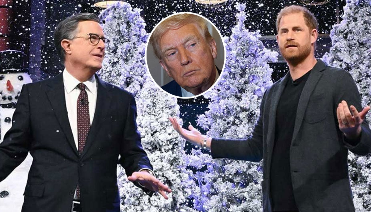 Prince Harry brutally roasts Donald Trump on Stephen Colbert’s show