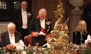 Ukraine, football, celebrity guests: King Charles-hosted state banquet for German president had it all
