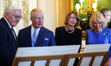 King Charles bids farewell to President Frank-Walter Steinmeier with royal Christmas surprise