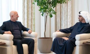 Amazon’s Jeff Bezos meets UAE president during official visit