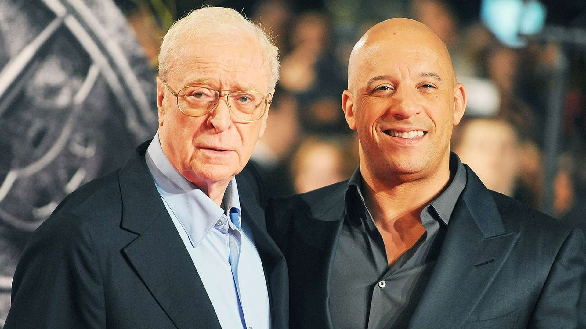 Michael Caine honored by Vin Diesel on the Red Carpet at the Red Sea Film Festival
