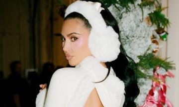 Kim Kardashian's sizzling Christmas look wins hearts