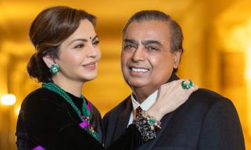 Mukesh Ambani and Nita Ambani honor India’s artisans with breathtaking handcrafted portrait