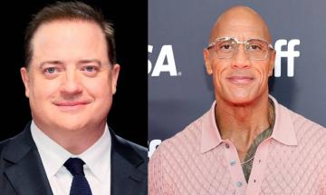 Dwayne Johnson makes rare comment on Brendan Fraser's friendship