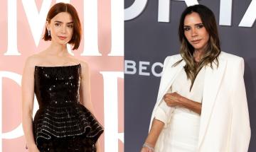 Lily Collins’ backstage moment with Victoria Beckham turns awkward