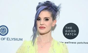 Kelly Osbourne stuns in chic jumpsuit ensemble out in London