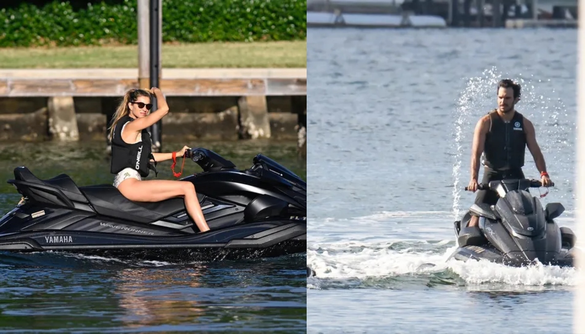 Gisele Bündchen & Joaquim Valente take jet skis for a spin in Florida