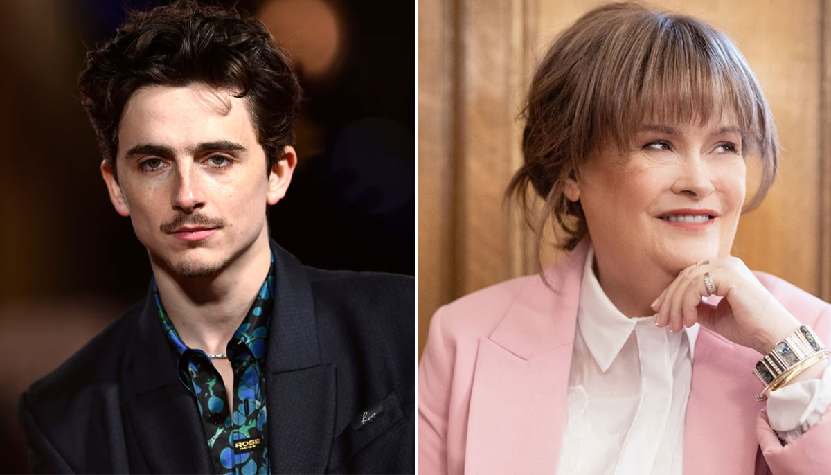 Timothée Chalamet’s favourite Briton Susan Boyle responds to actor’s praise