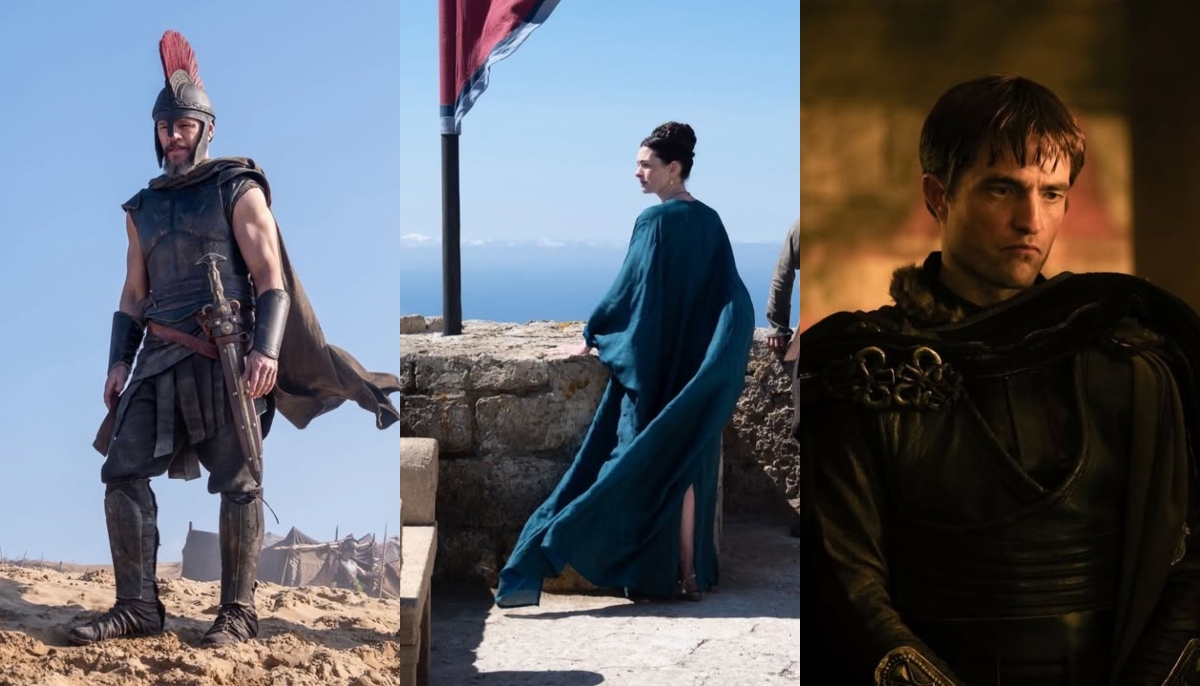 The Odyssey unveil his first look at Matt Damon as Odysseus and story reveals?