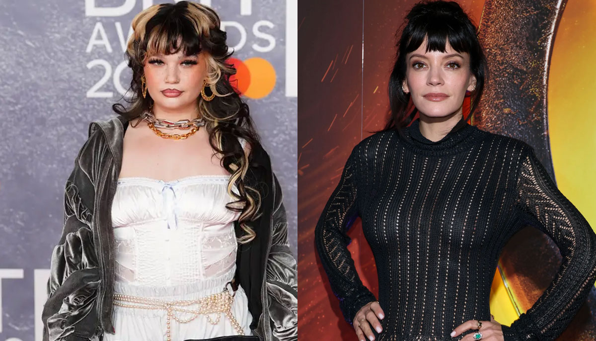 Lola Young returns to spotlight at Lily Allen’s Christmas party