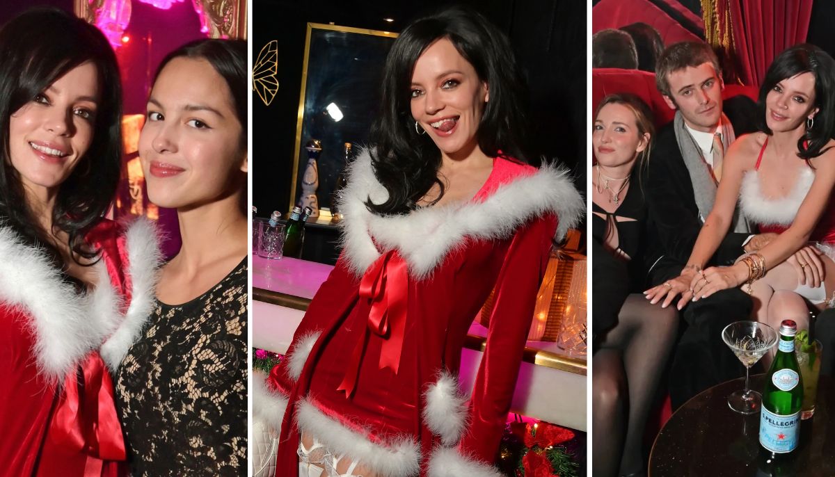 Lily Allen sparks romance buzz with sultry moves at her star-studded Christmas party