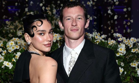 Dua Lipa shares cosy Christmas moments with fiancé Callum Turner