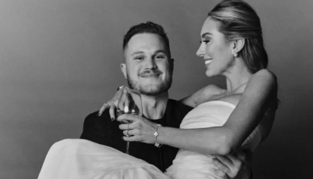 Zach Bryan confirms his wedding with Samantha Leonard with new picture