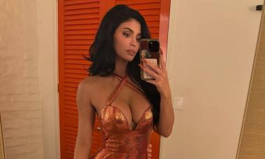 Kylie Jenner brings back orange for Timothée Chalamet