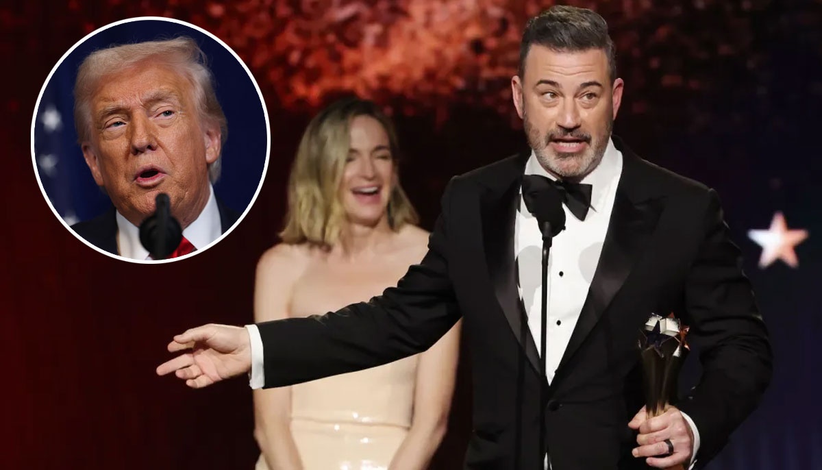 Jimmy Kimmel roasts Trump during winning speech  at 2026 Critics Choice Awards