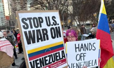 Pre-school teacher arrested on camera seconds after Venezuela protest interview