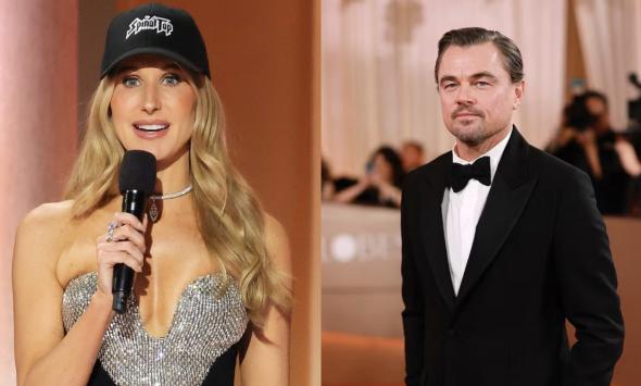 Nikki Glaser roasts Leonardo DiCaprio’s dating life at the 2026 Golden Globes