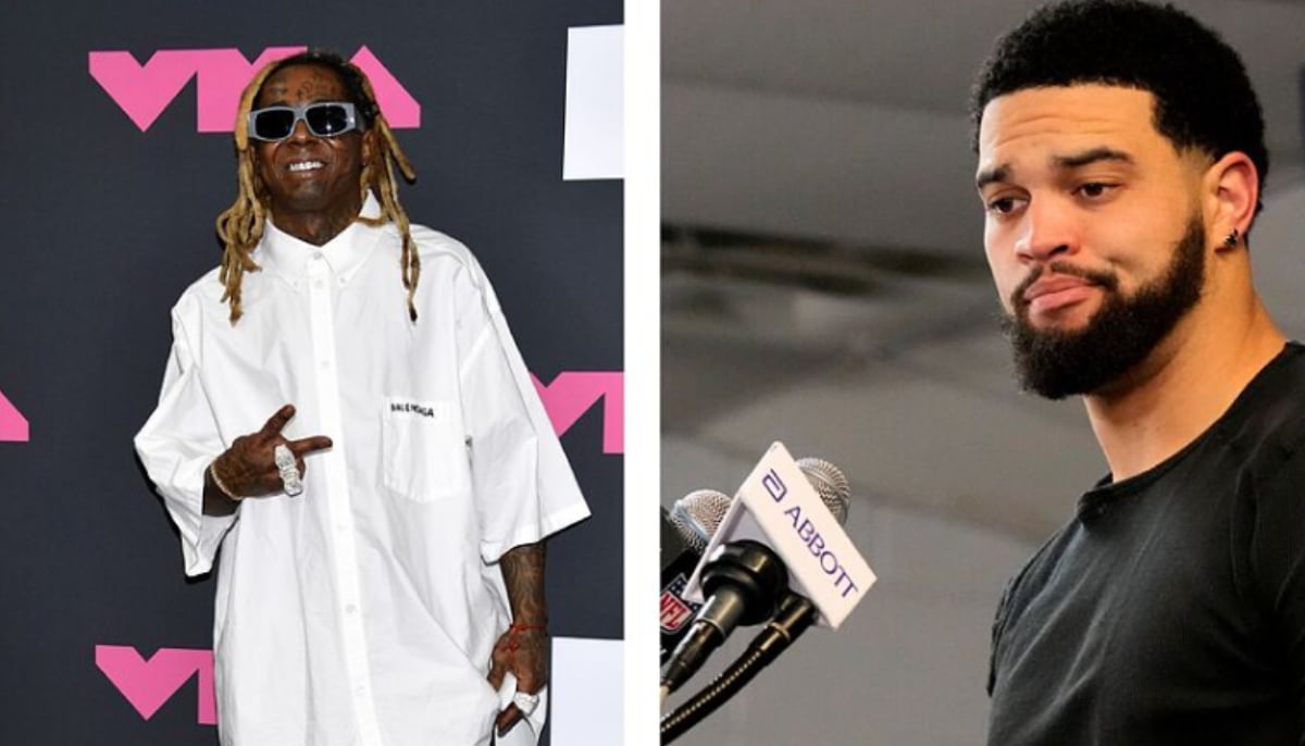 Caleb Williams and Lil Wayne posted cryptic remarks about each other