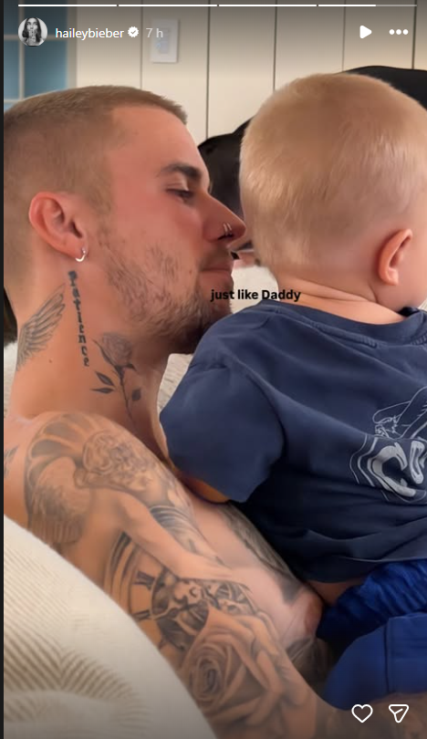 Hailey Bieber says son Jack Blues mirrors dad Justin Bieber