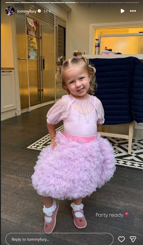 Tommy Fury reveals daughter Bambis 3rd birthday celebration post-reunion with Molly-Mae