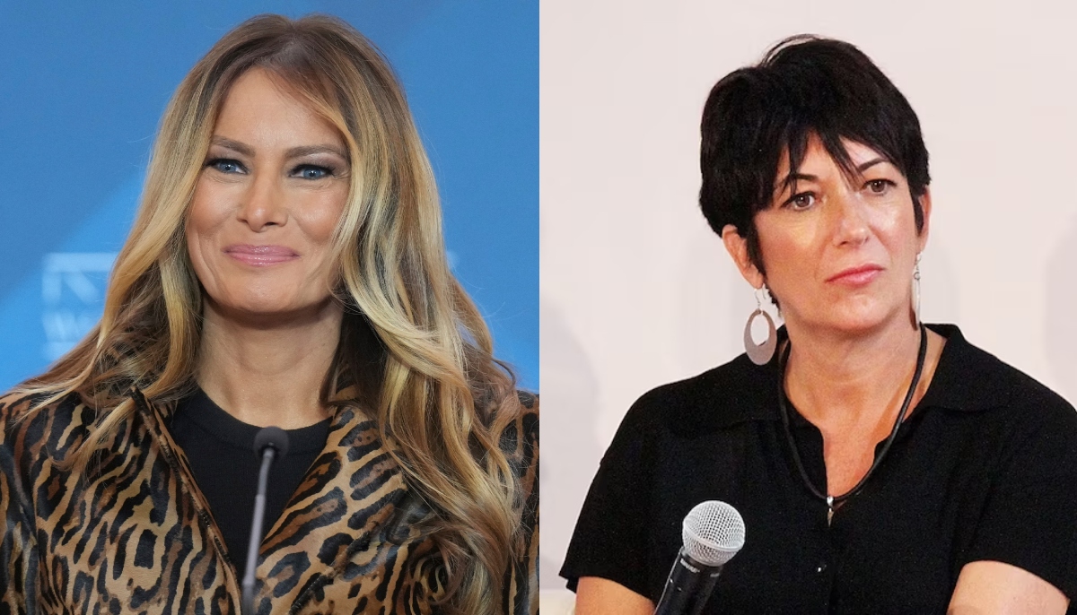 Melania Trump sidesteps question on Ghislaine Maxwell’s alleged prison treatment during press conference