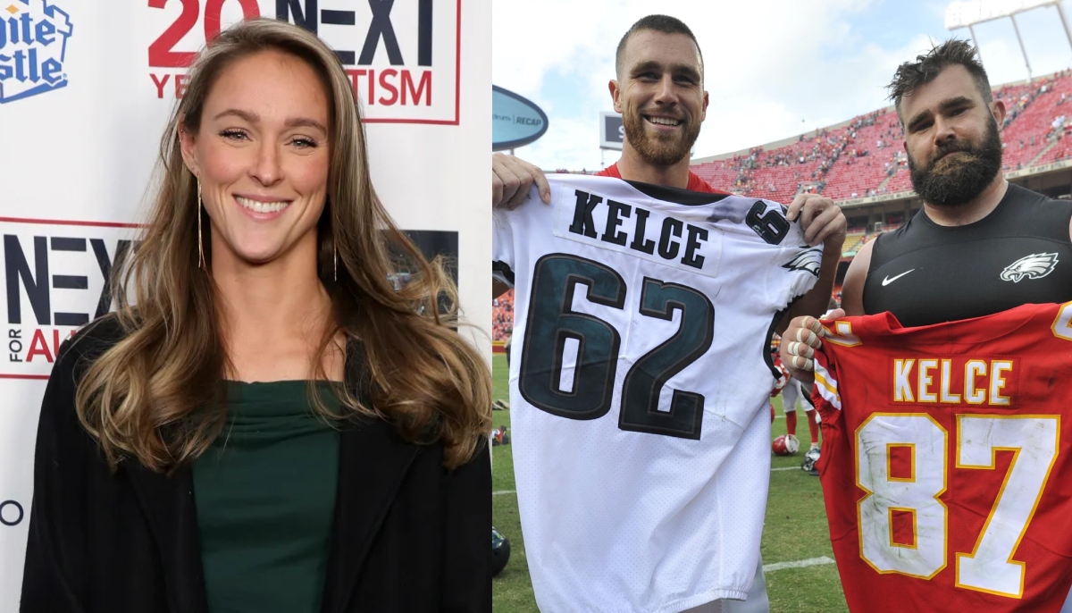 Kylie Kelce admits ‘no skin in the game’ at Super Bowl LX