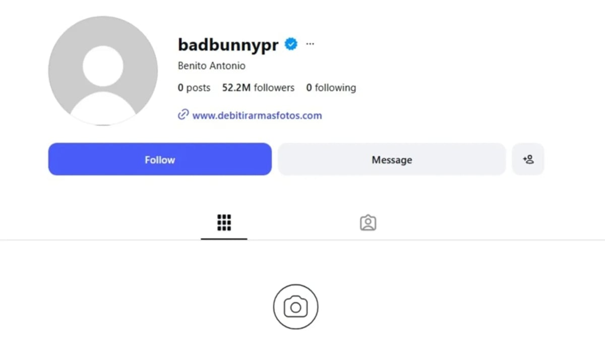Bad Bunny Instagram Account