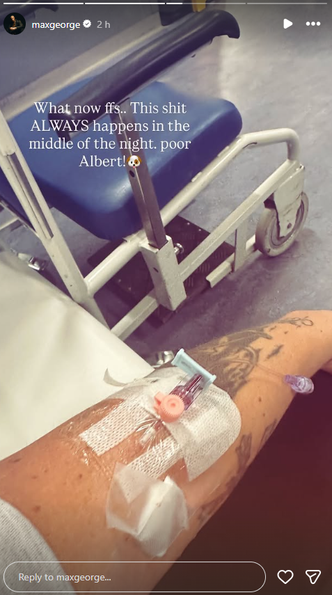 Max George hospitalised, shares ER photo after heart surgery