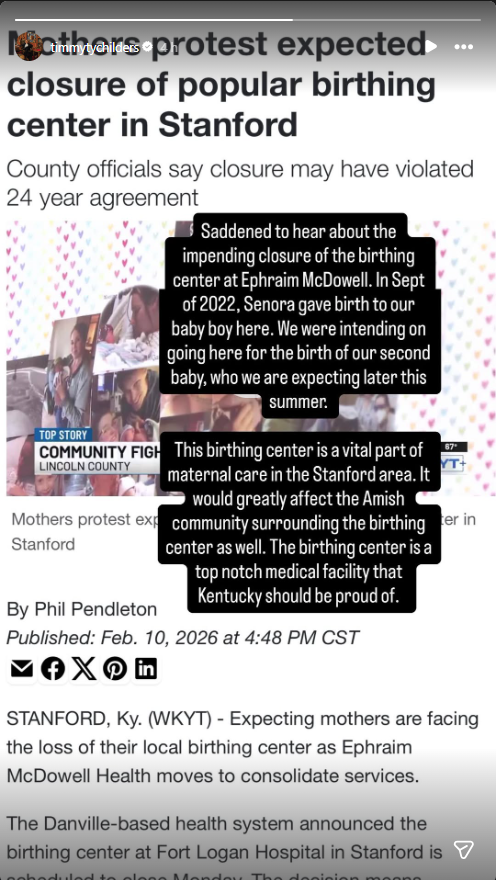 Country star Tyler Childers and wife Senora May expecting second child