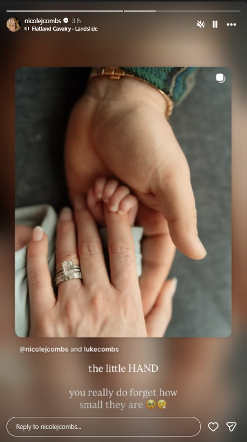 Luke Combs and wife Nicole welcome their third baby boy Chet Wiley