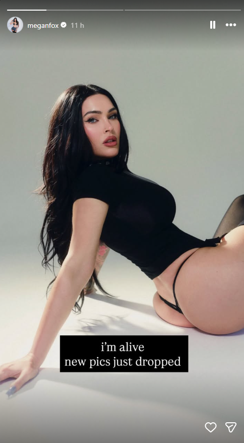 Megan Fox breaks Instagram silence with a bold new photo shoot
