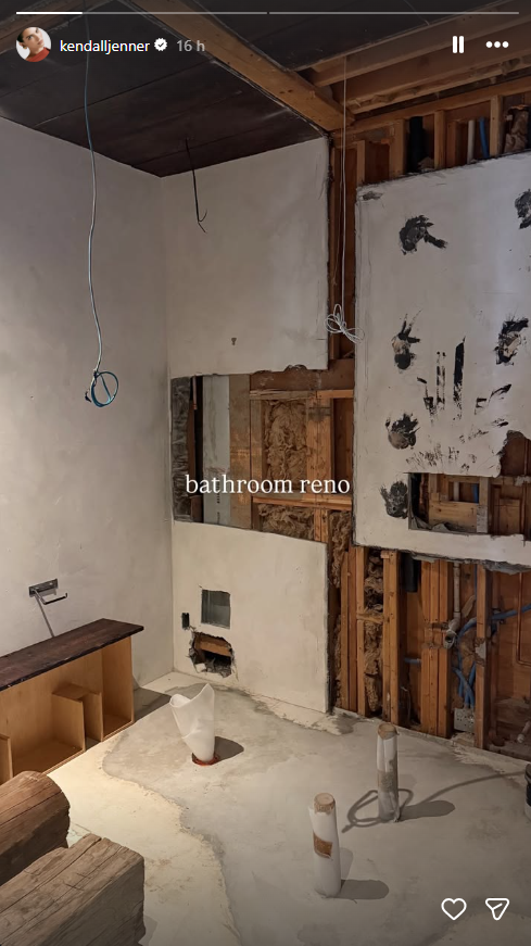 Kendall Jenner reveals stunning bathroom renovation results on Instagram