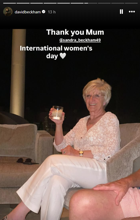 David Beckham shares emotional International Women’s Day tribute