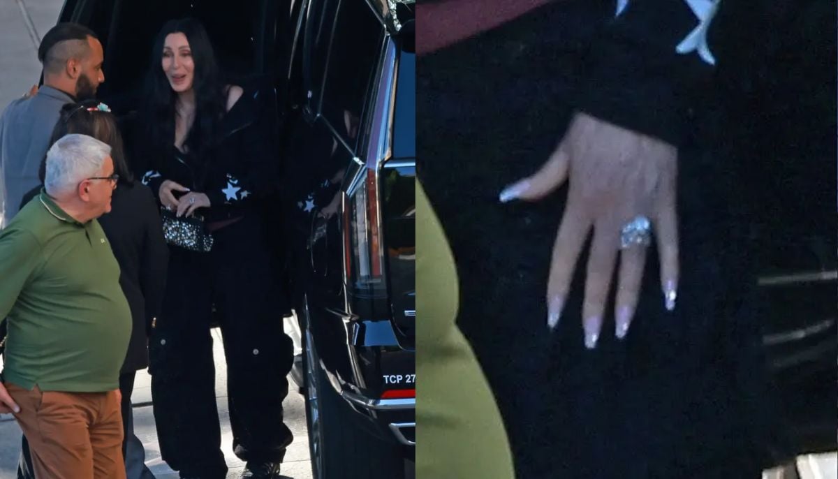 Cher sparks engagement rumours with massive diamond ring at son’s wedding