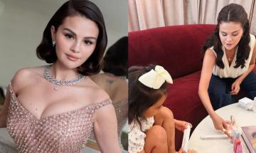 Selena Gomez’s goddaughter joins her for a fun day at Rare Beauty HQ