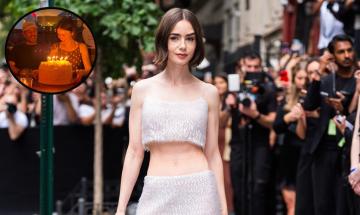 Lily Collins celebrates 37th birthday with husband Charlie McDowell and daughter Tove