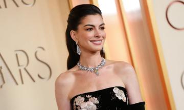 Anne Hathaway seeks harmony rather than balance in motherhood