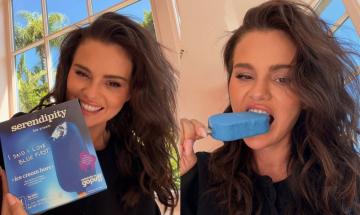 Selena Gomez launches ice cream bars inspired by album with Benny Blanco