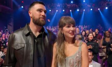 Taylor Swift hails fiancé Travis Kelce at 2026 iHeartRadio Music Awards