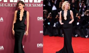 Zendaya stuns in Cate Blanchett’s iconic dress for 'The Drama' Rome premiere