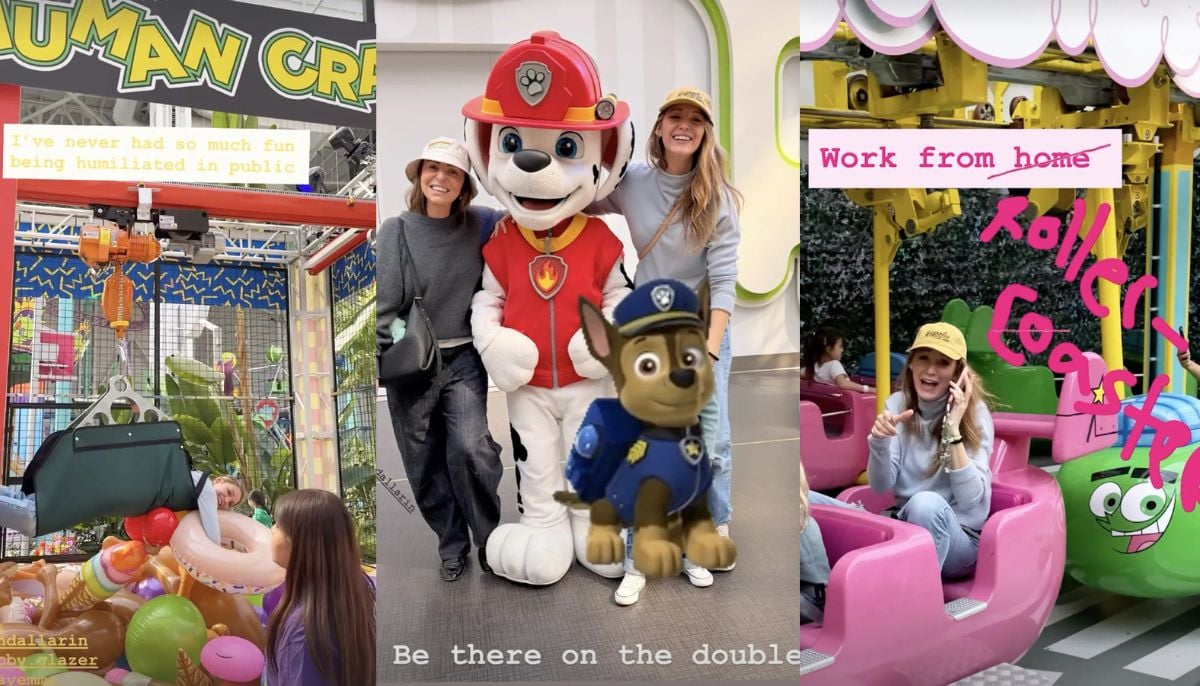 Blake Lively visits Nickelodeon Universe Theme Park in New Jersey