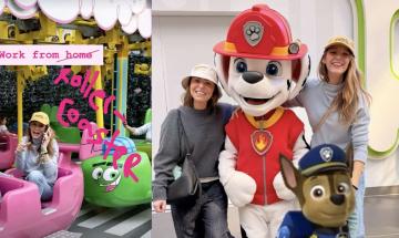 Blake Lively visits Nickelodeon Universe Theme Park in New Jersey