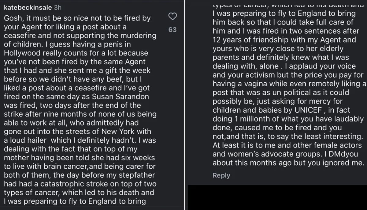 Credit: Kate Beckinsale/Instagram