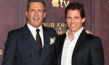 James Marsden discusses star-studded fantasy football league at New York premiere