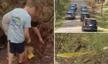 Children discover human skull in South Carolina creek during play