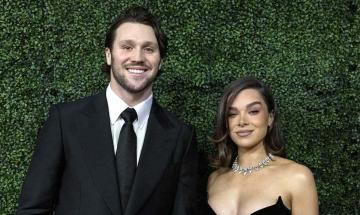 Josh Allen and Hailee Steinfeld shine at Sam Darnold’s wedding after baby news