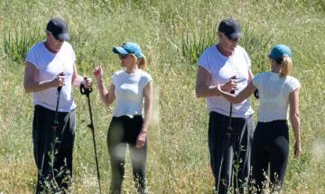 David Hasselhoff enjoys rare hiking excursion in California following knee surgery